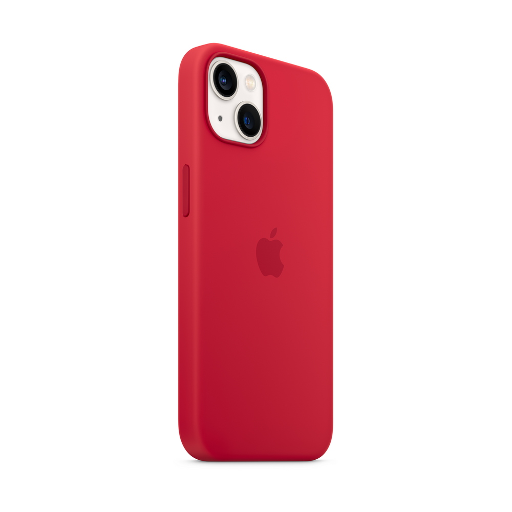 Силиконовый чехол MagSafe для iPhone 13. Цвет: (PRODUCT)RED