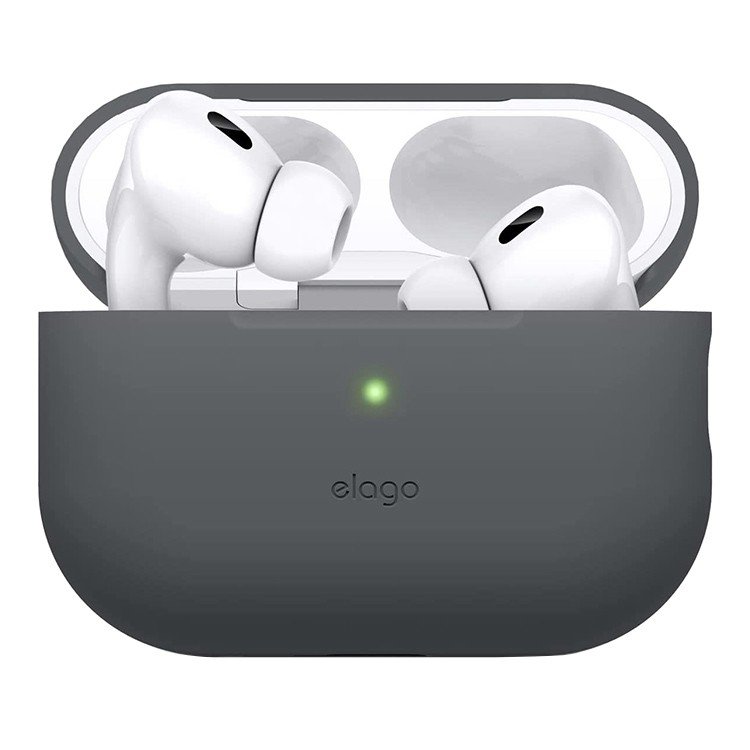 Чехол Elago Silicone case для AirPods Pro 2. Цвет: тёмно-серый