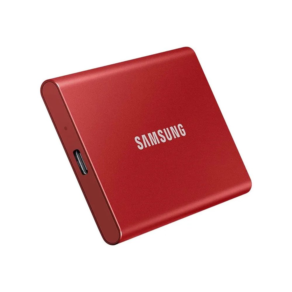 Внешний жесткий диск Samsung T7 Touch SSD, 500GB. Цвет: красный