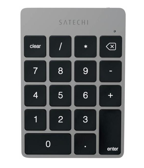 Беспроводной цифровой блок клавиатуры Satechi Aluminum Slim Keypad Numpad. Цвет: "Серый космос"