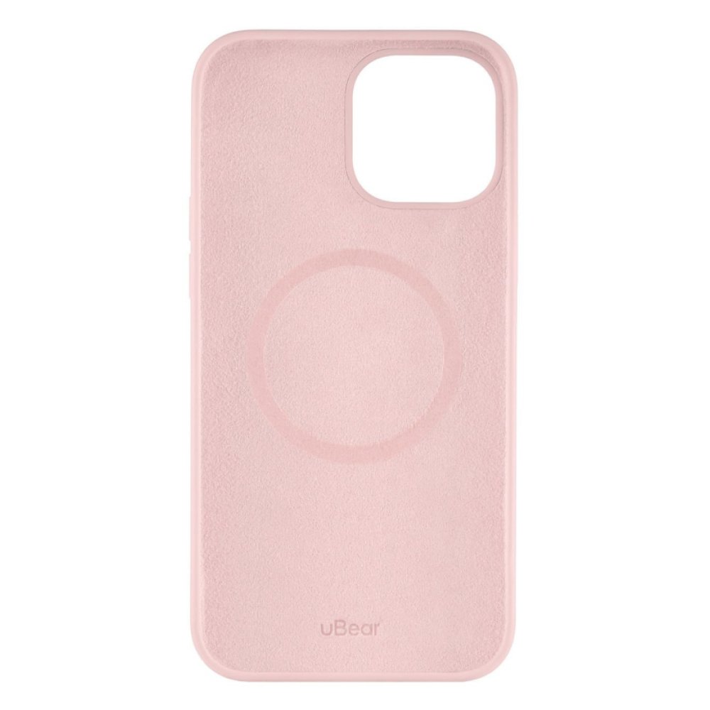 Чехол Ubear Touch Mag Case для iPhone 13 Pro, софт-тач силикон. Цвет: розовый