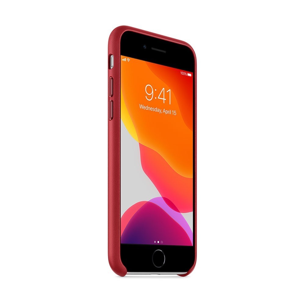 Кожаный чехол Apple для Apple iPhone SE. Цвет: (PRODUCT)RED