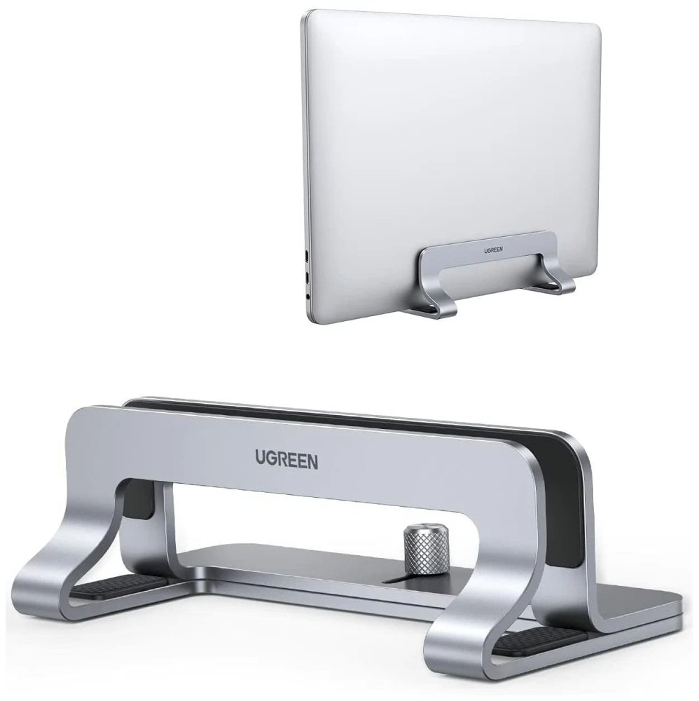 Подставка UGREEN LP258 Vertical Laptop Stand для Apple MacBook. Цвет: серебристый