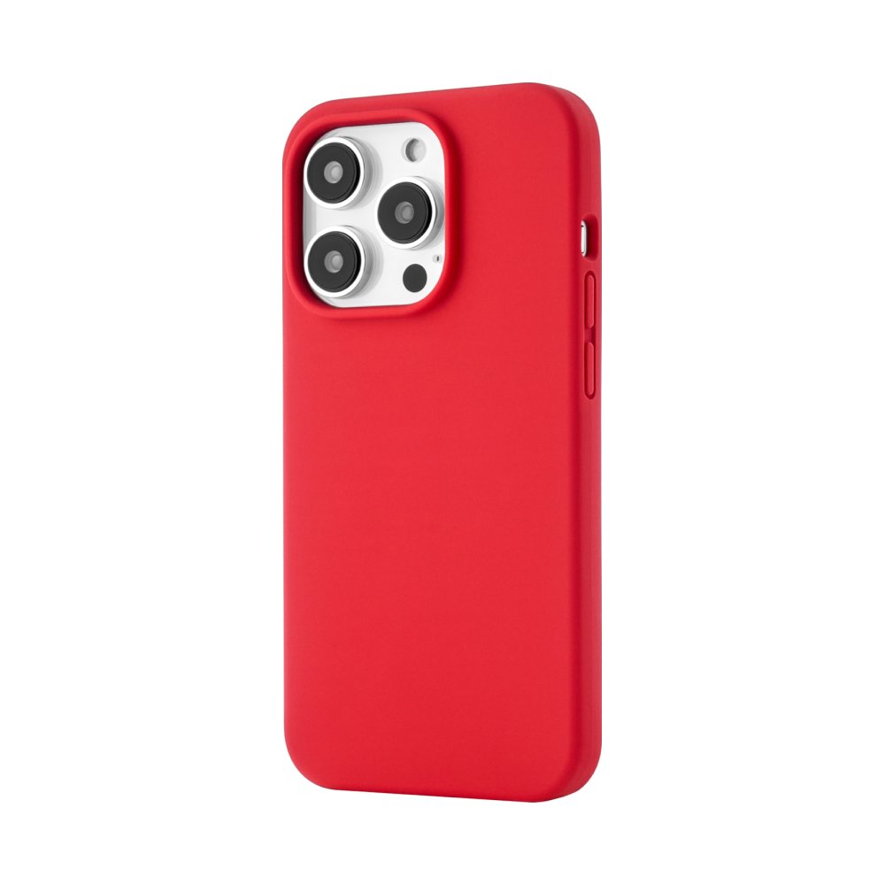 Чехол Ubear Touch Mag Case для iPhone 14 Pro, софт-тач силикон. Цвет: красный