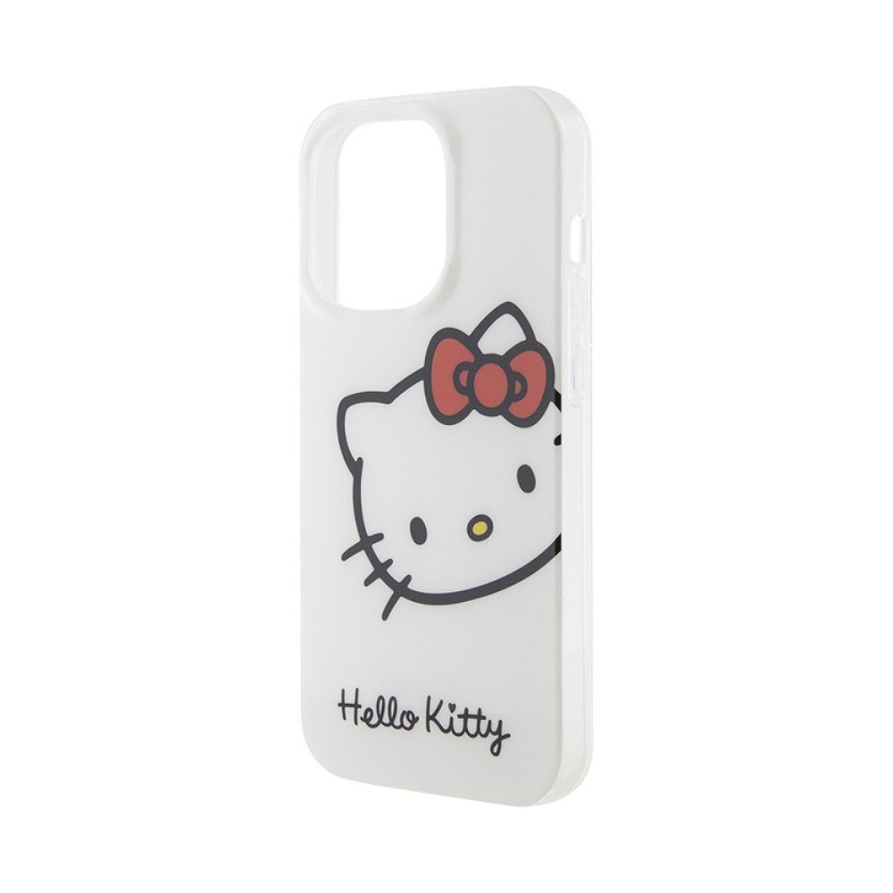 Чехол Hello Kitty PC/TPU Kitty Head для iPhone 14 Pro. Цвет: белый