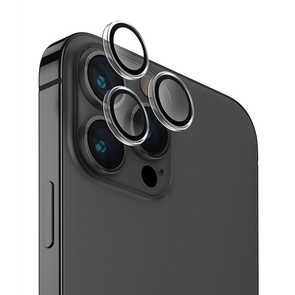 Защитное стекло Uniq OPTIX Camera Lens для камеры iPhone 15 Pro Max. Цвет: прозрачный