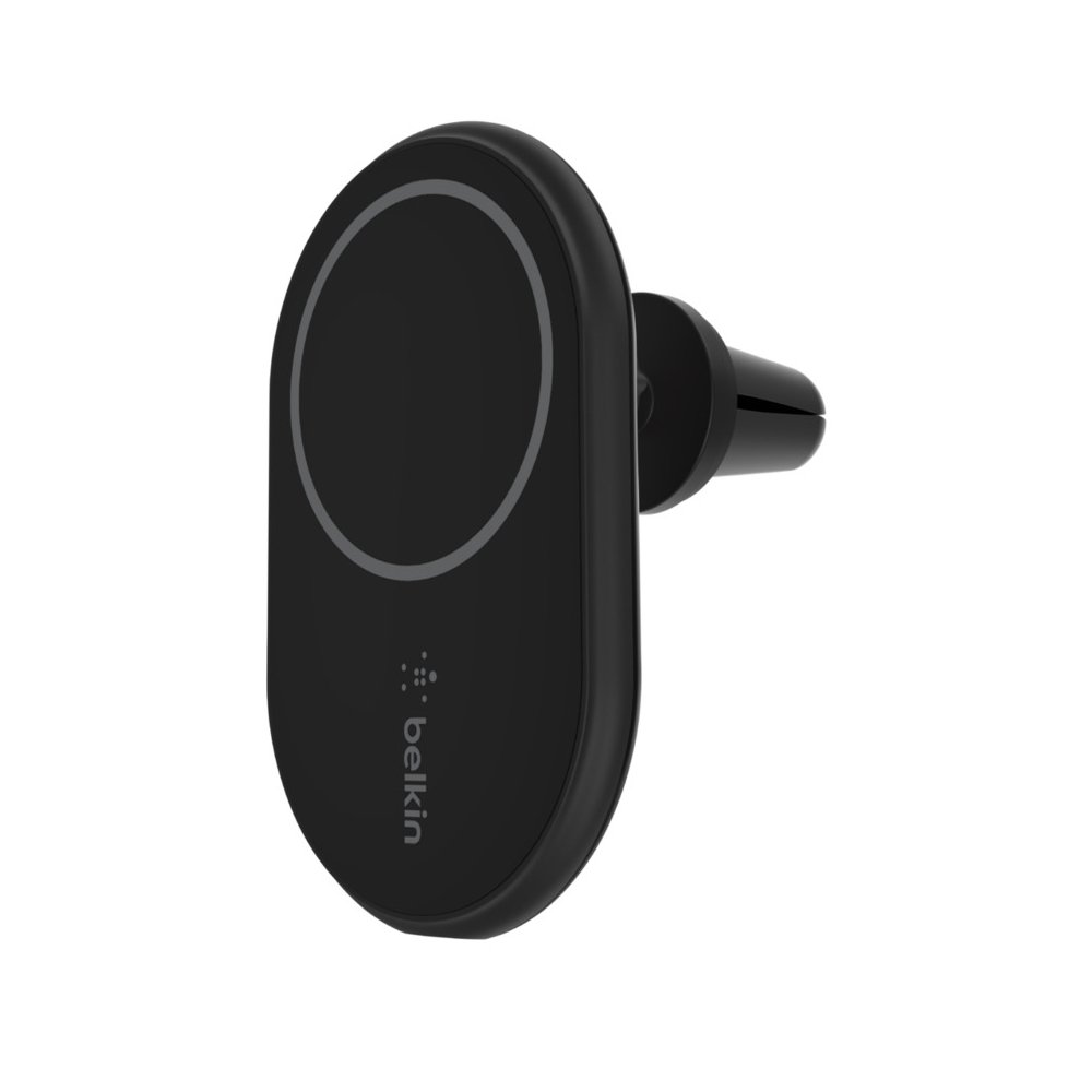 Автомобильный держатель Belkin BoostCharge Wireless Magnetic Car Phone Holder. Цвет: черный