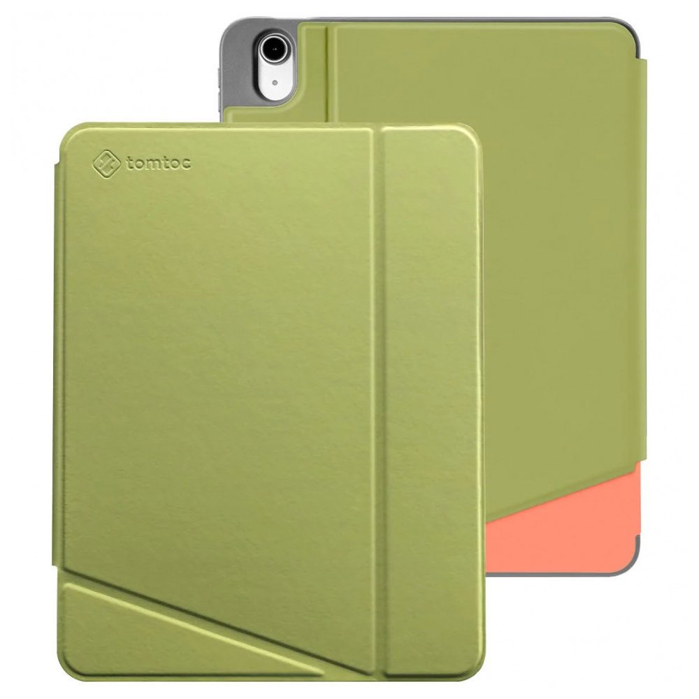 Чехол Tomtoc Tri-use Folio B02 PU/TPU для Apple iPad Air 10.9" (2022/20. Цвет: зелёный