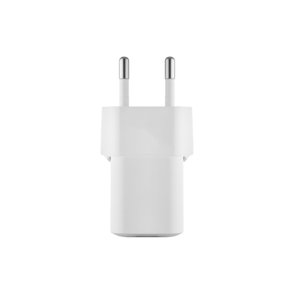 Адаптер питания uBear Wall charger Pulse Dual USB-A/USB-C GaN 30W, PD 3.0+QC 3.0. Цвет: белый