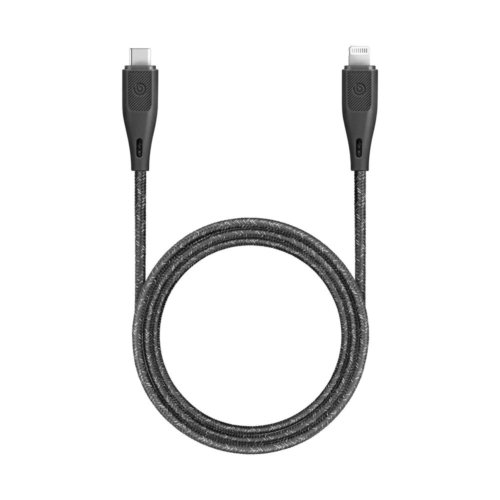 Кабель EnergEA Bazic GoCharge USB-C - Lightning MFI 1.2м. Цвет: черный