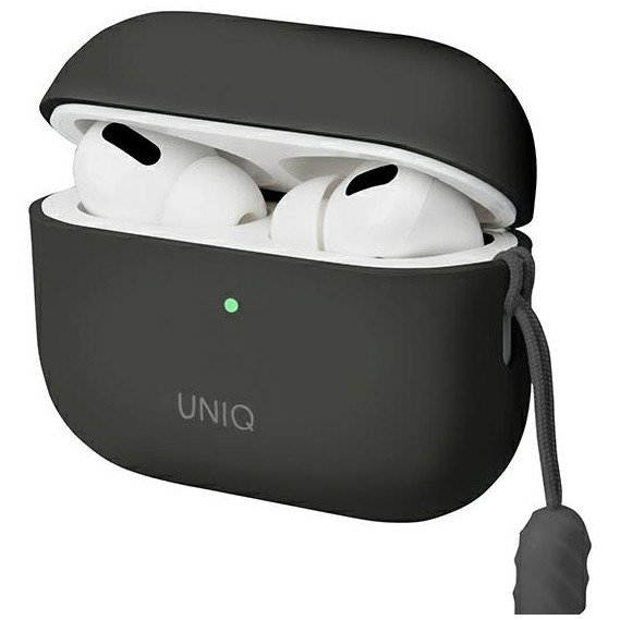 Чехол Uniq LINO Liquid silicone для AirPods Pro 2. Цвет: серый