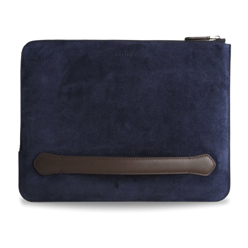 Папка Bustha Zip Folio Suede/Leather для MacBook Air/Pro 13". Цвет: синий