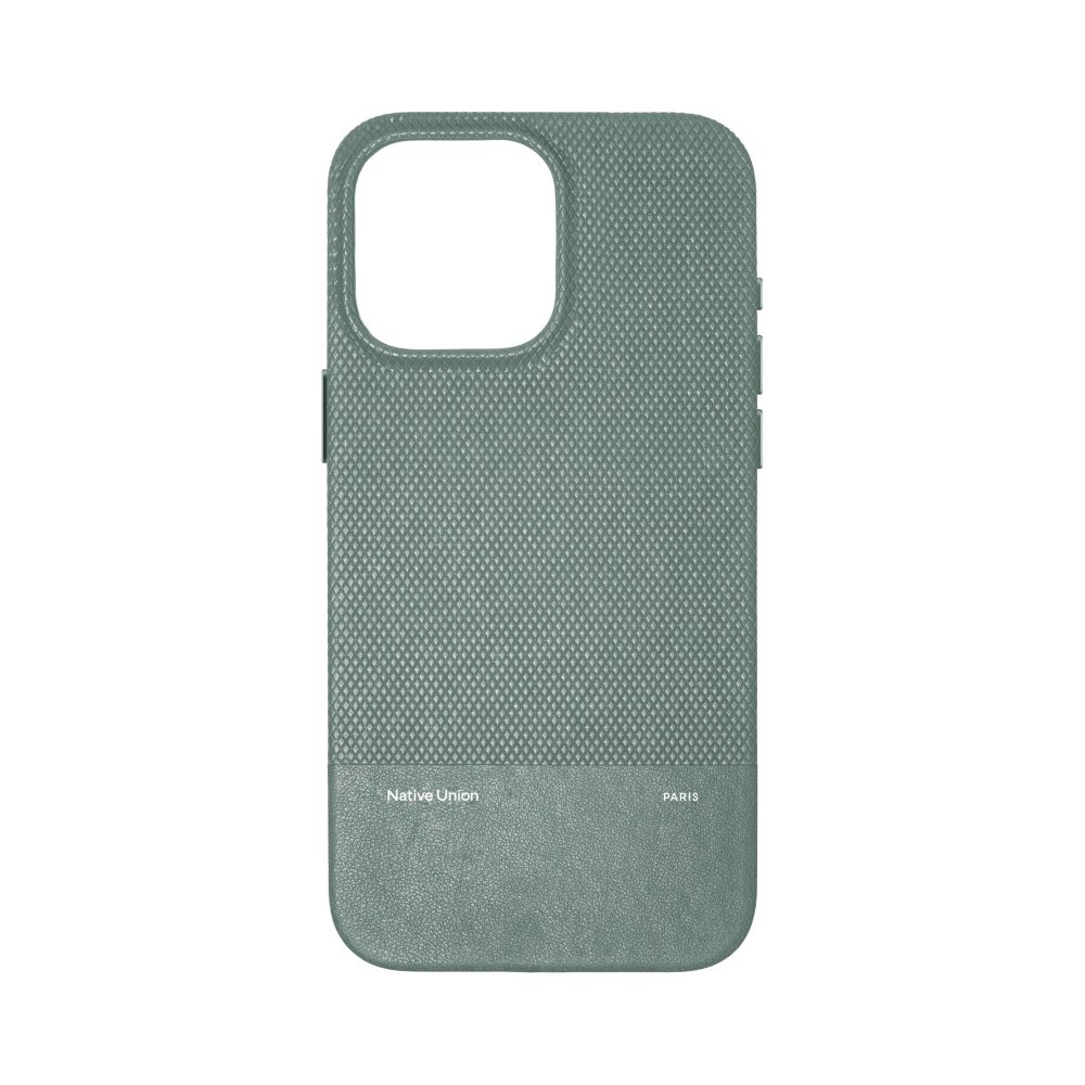 Чехол защитный Native Union (RE)CLASSIC CASE с MagSafe для iPhone 16 Pro Max. Цвет: зеленый сланец