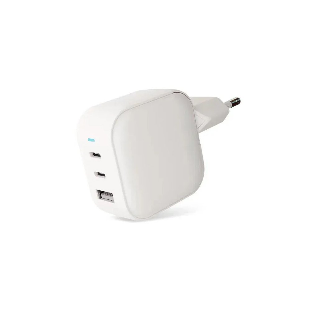 Сетевое зарядное устройство VLP G-Charge 65Вт, 2xUSB-C, 1xUSB-A, PD, QC. Цвет: белый