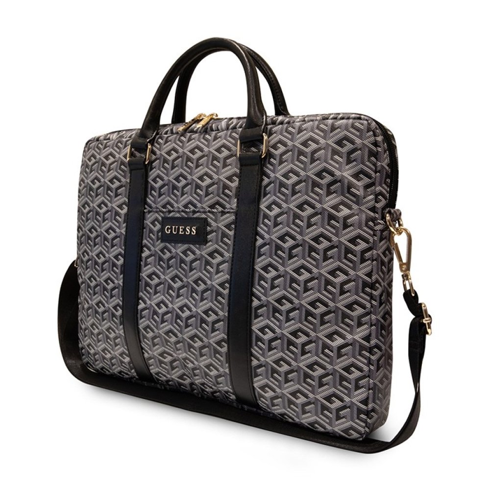 Сумка Guess для ноутбуков 15-16" G CUBE Bag. Цвет: черный