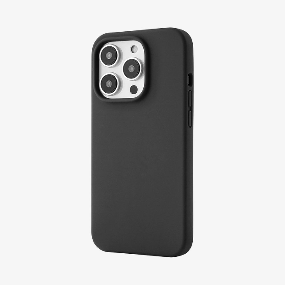 Чехол Ubear Touch Case для iPhone 14 Pro Max, софт-тач силикон. Цвет: чёрный