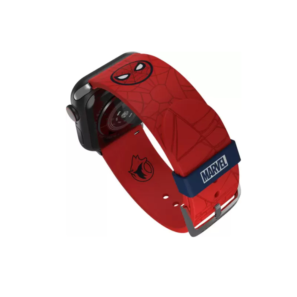 Ремешок силиконовый MobyFox Insignia Collection Spider-Man для Apple Watch. Цвет: красный