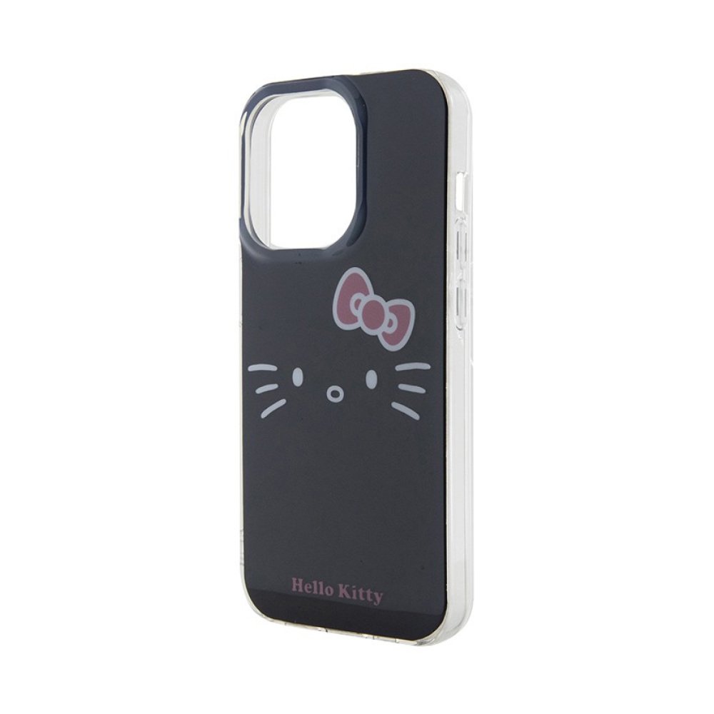 Чехол Hello Kitty PC/TPU Kitty Face для iPhone 15 Pro Max. Цвет: черный