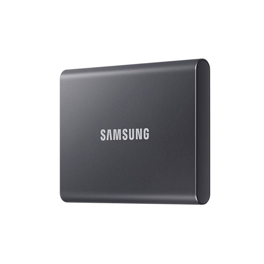 Внешний SSD диск Samsung T7 R1050/W1000 Мб/сек, USB 3.2, 500Гб. Цвет: серый