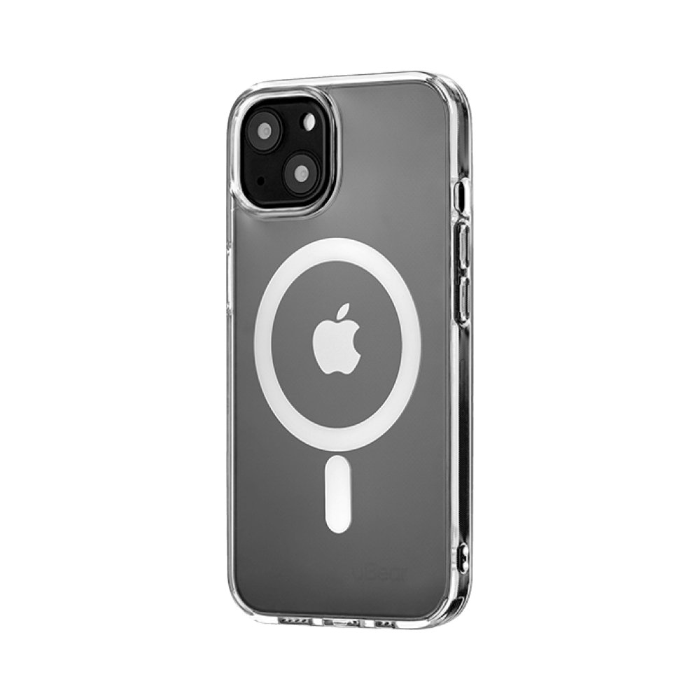 Чехол Ubear Real Mag Case для iPhone 13, усиленный, текстурированный. Прозрачный