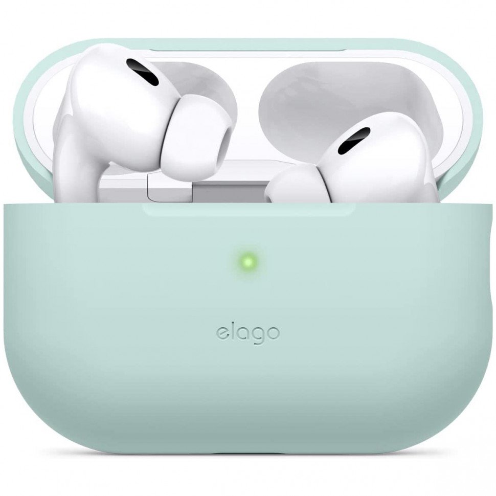 Чехол Elago Silicone case для AirPods Pro 2. Цвет: мятный