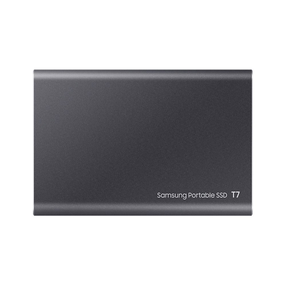 Внешний SSD диск Samsung T7 R1050/W1000 Мб/сек, USB 3.2, 1Тб. Цвет: серый