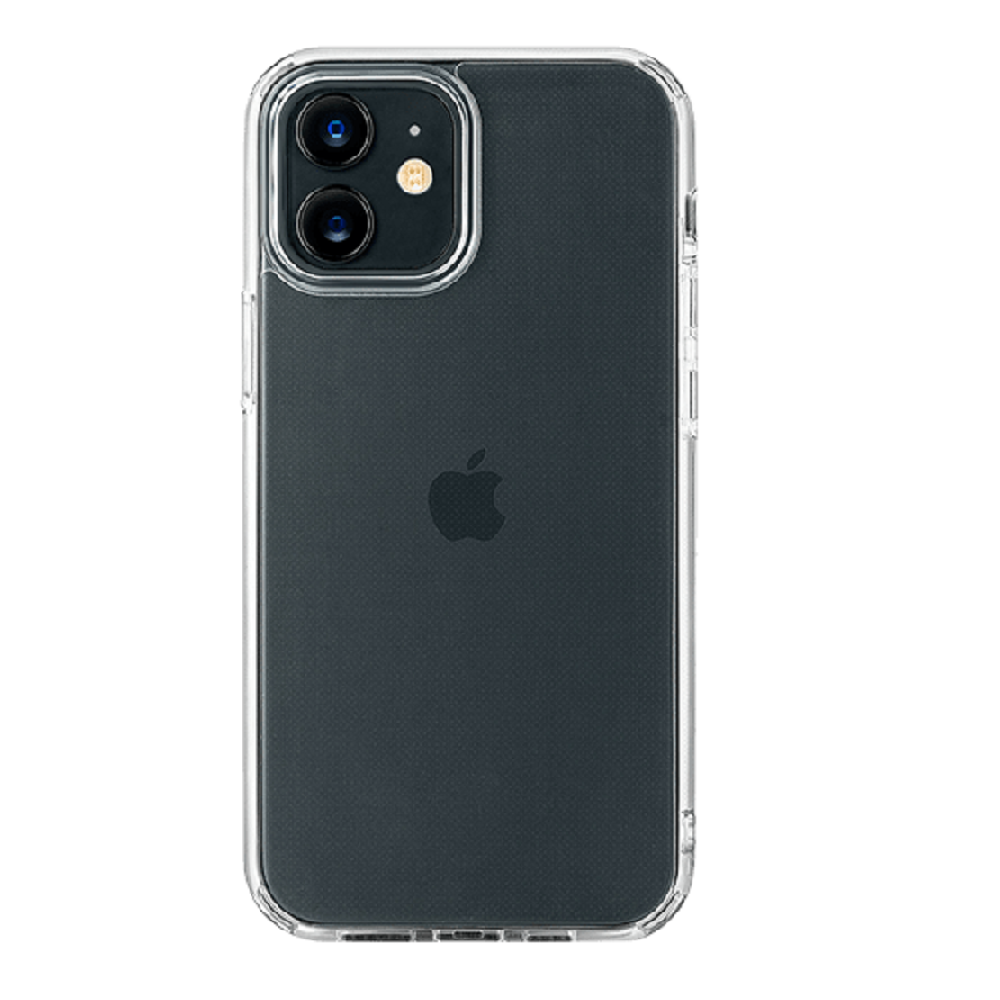 Чехол Ubear Real Case для iPhone 12/12 Pro, усиленный текстурированный. Прозрачный