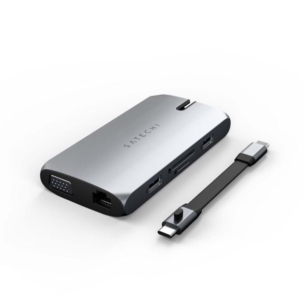 USB-C адаптер Satechi On-the-Go, USB-C. Цвет: "Серый космос"