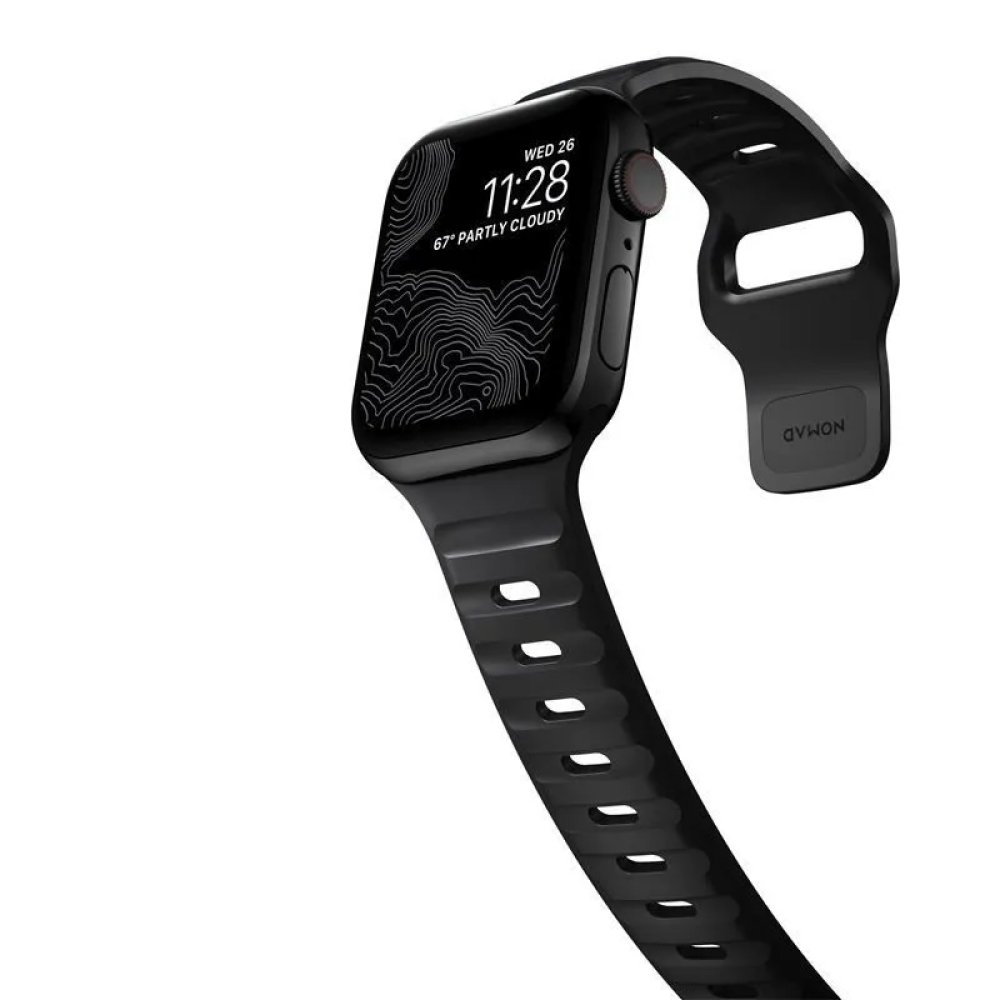 Ремешок Nomad Sport Strap M/L для Apple Watch 42/44/45/49мм. Цвет: черный