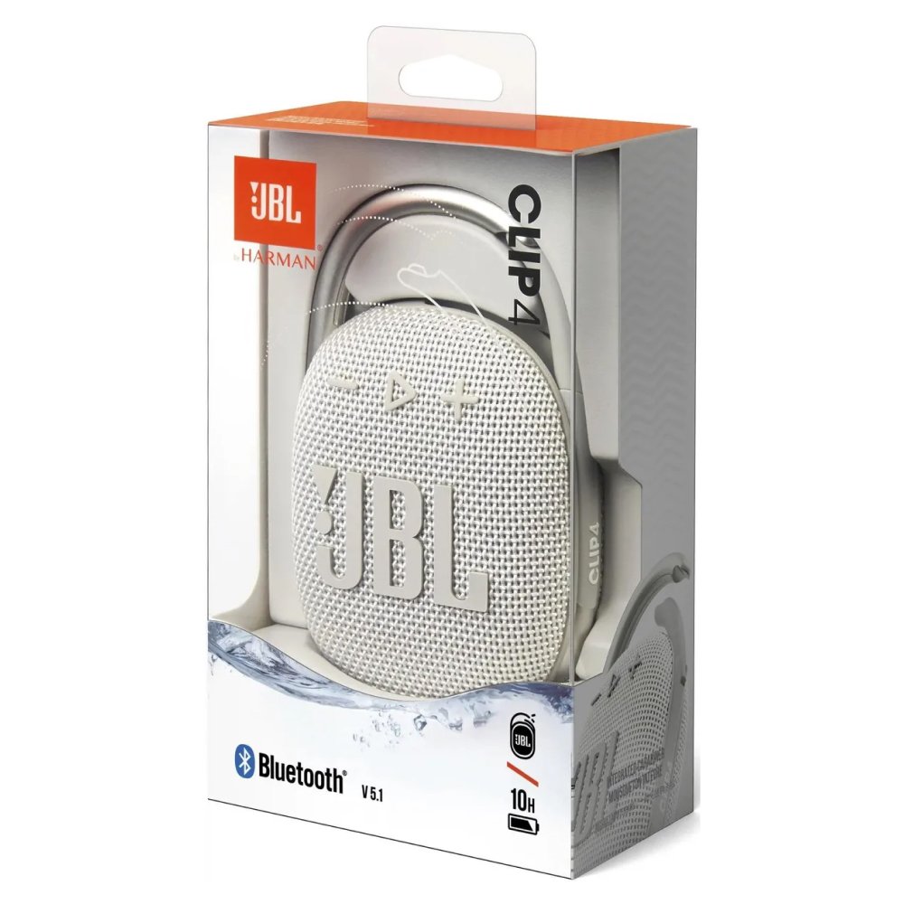 Акустическая система JBL Clip 4. Цвет: белый