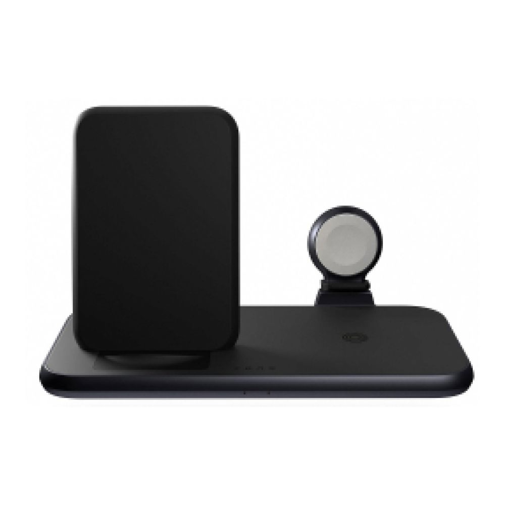 Док-станция Zens Aluminium Stand 4 в 1 Wireless Charger, PD, 45W. Цвет: чёрный