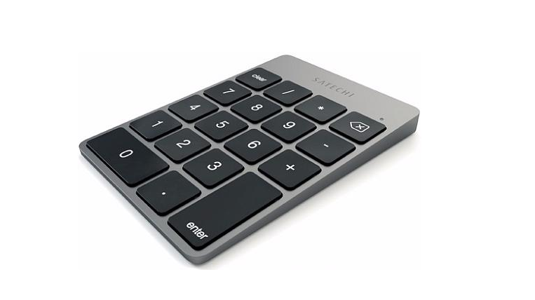 Беспроводной цифровой блок клавиатуры Satechi Aluminum Slim Keypad Numpad. Цвет: "Серый космос"