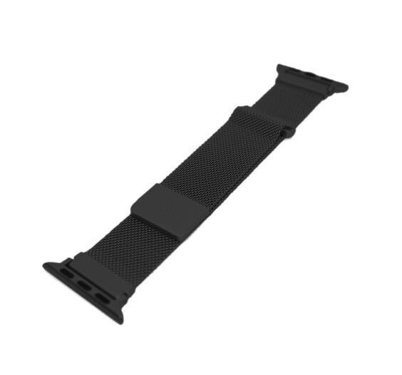 Ремешок из стали Uniq Dante Strap Mesh для Apple Watch 42мм/44мм. Цвет: черный