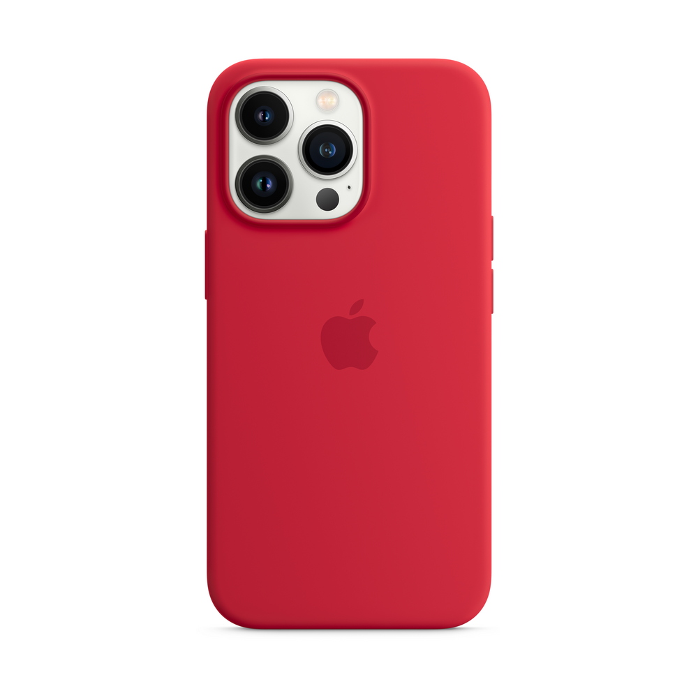 Силиконовый чехол MagSafe для iPhone 13 Pro. Цвет: (PRODUCT)RED