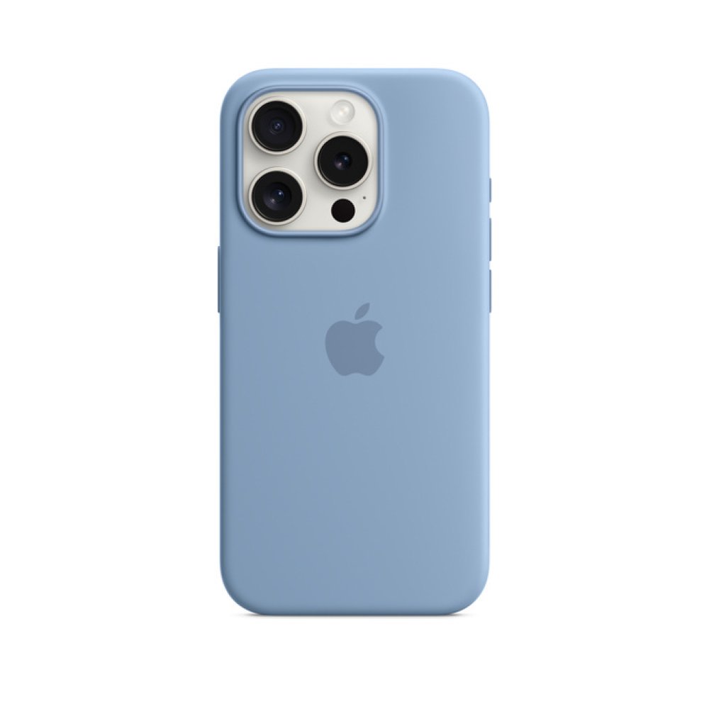 Силиконовый чехол MagSafe для iPhone 15 Pro Silicone Case with MagSafe - Winter Blue