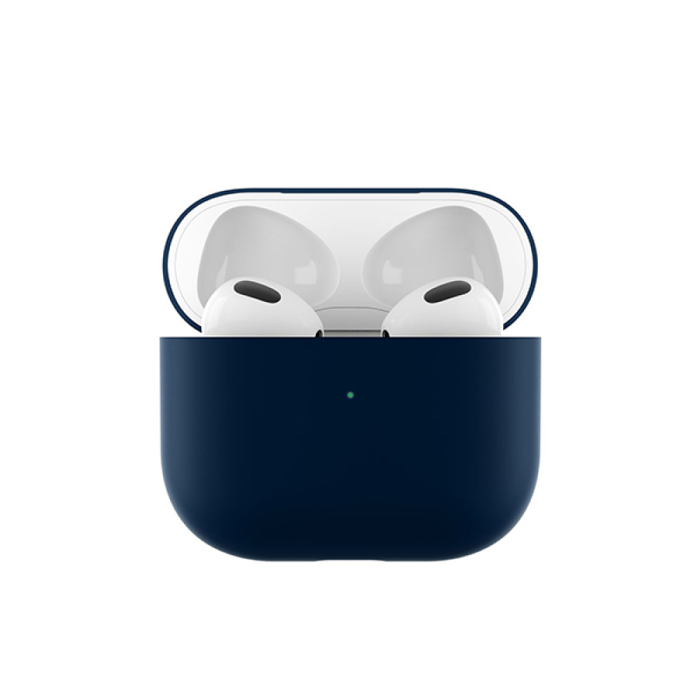 Чехол защитный uBear для AirPods 3, силиконовый. Цвет: тёмно-синий