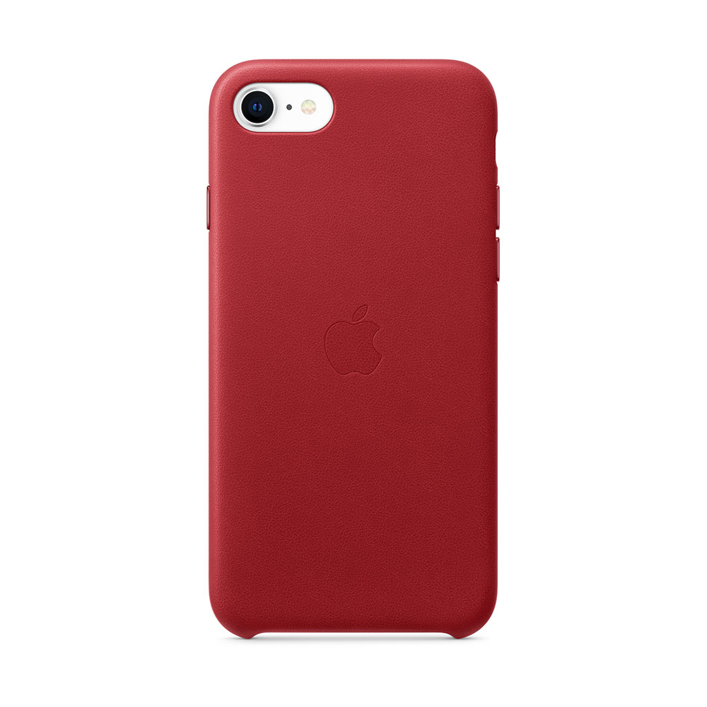 Кожаный чехол Apple для Apple iPhone SE. Цвет: (PRODUCT)RED