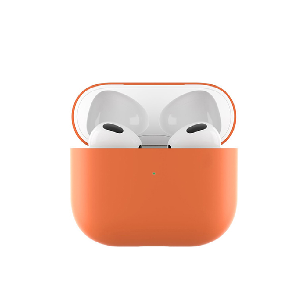 Чехол защитный uBear для AirPods 3, силиконовый. Цвет: оранжевый