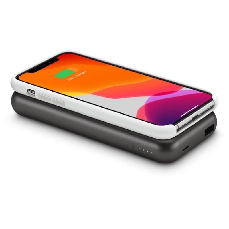 Портативный аккумулятор Mophie Powerstation Plus Wireless with PD, 8000 мАч, Цвет: розовый