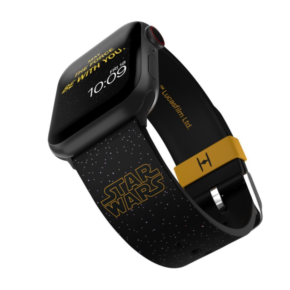 Ремешок силиконовый MobyFox STAR WARS - Galactic Edition для Apple Watch 40мм/42мм/44мм. Цвет:чёрный