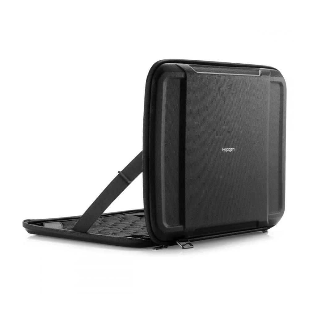 Чехол SPIGEN RUGGED ARMOR POUCH PRO LAPTOP для ноутбуков 13"/14". Цвет: чёрный