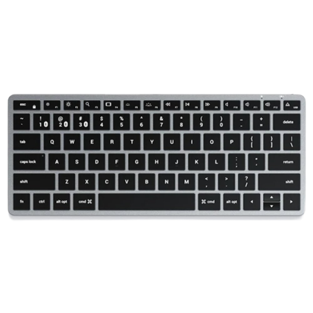 Беспроводная клавиатура Satechi Slim X1 Bluetooth Keyboard. Цвет: серебристый