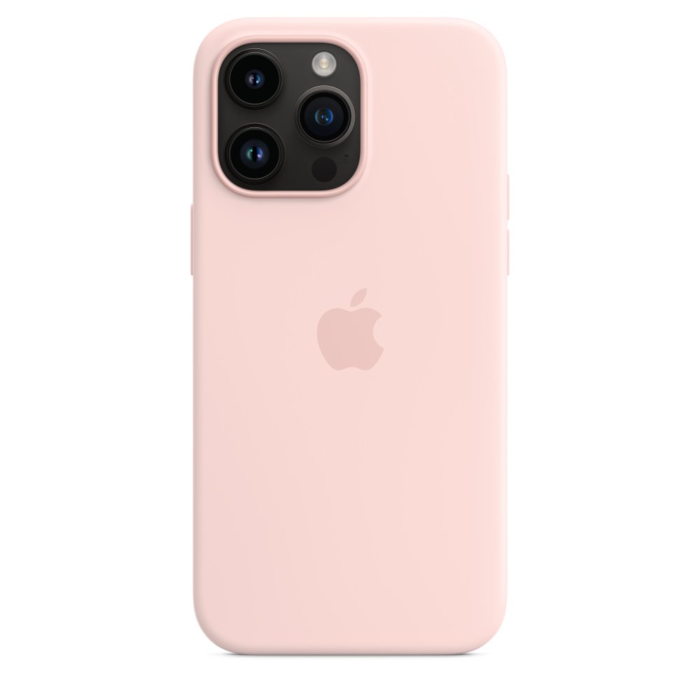 Силиконовый чехол MagSafe для iPhone 14 Pro Max Silicone Case with MagSafe - Chalk Pink