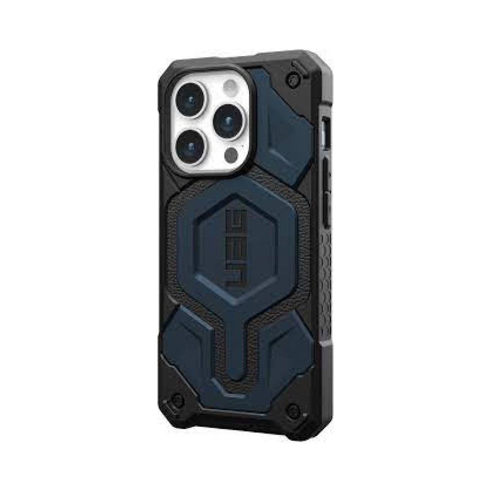 Чехол UAG Monarch Pro для iPhone 15 Pro Max, кевлар. Цвет: чёрно-синий