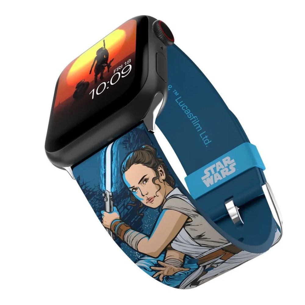 Ремешок силиконовый MobyFox STAR WARS - Rey Edition для Apple Watch. Цвет: синий