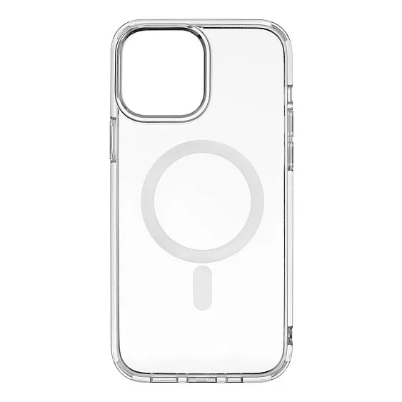 Чехол Ubear Real Mag Case для iPhone 13, усиленный, текстурированный. Прозрачный