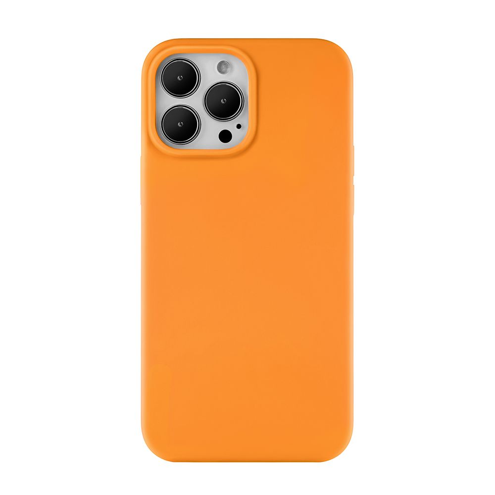 Чехол Ubear Touch Mag Case для iPhone 13 Pro Max, софт-тач силикон. Цвет: оранжевый