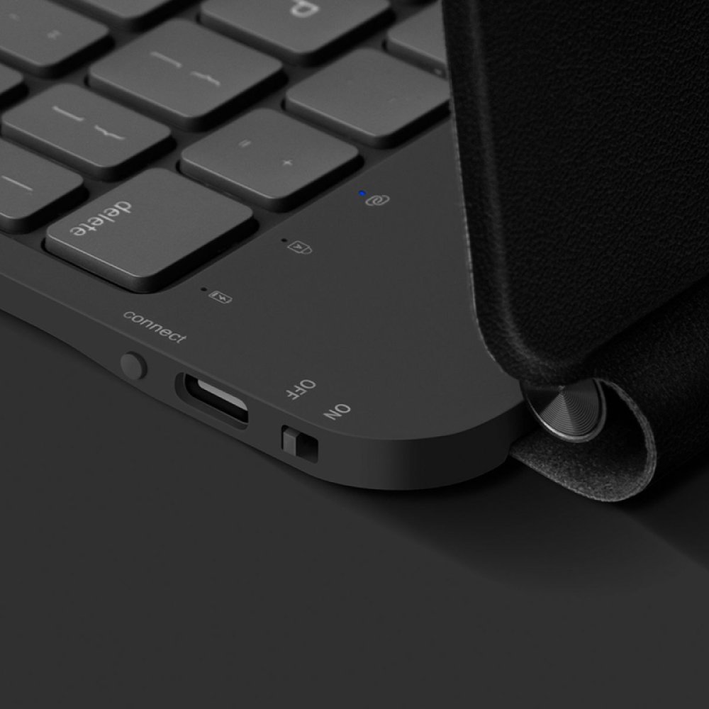 Беспроводная клавиатура Uniq VENNO Magnetic smart keyboard folio для iPad Pro11/10.9. Цвет: чёрный