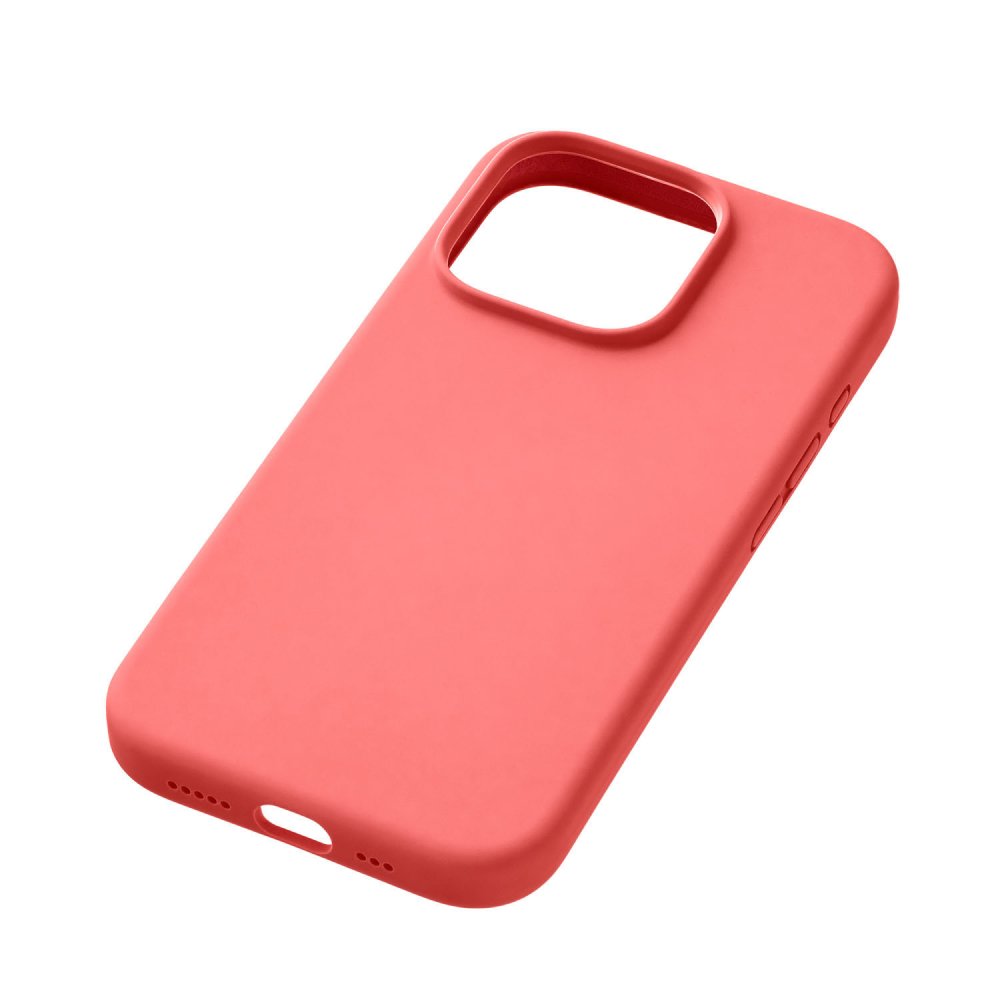 Чехол защитный uBear Touch Mag Case для iPhone 16 Pro. Цвет: коралловый