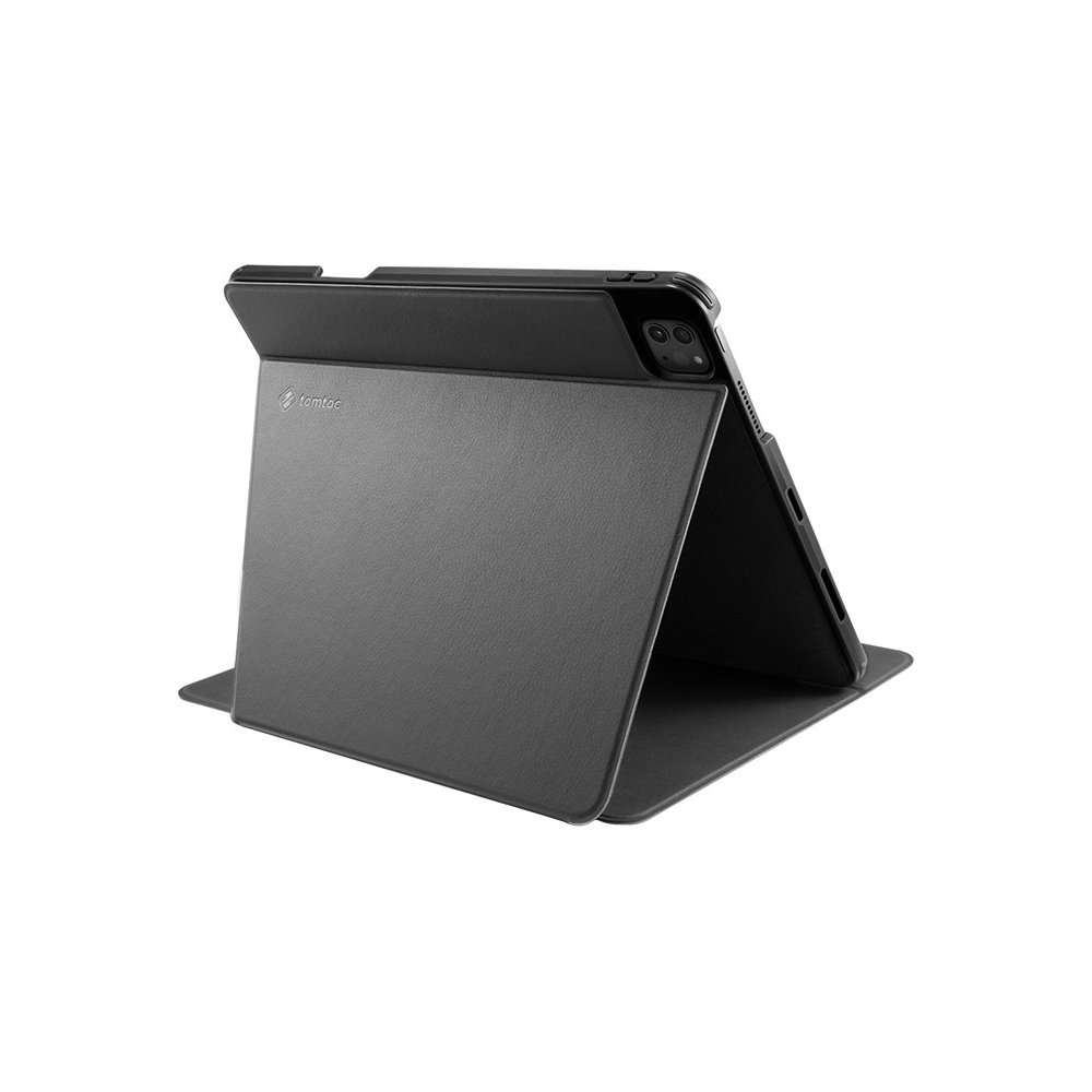 Чехол Tomtoc PU/TPU/PC Tri-use Folio B02 для iPad Pro 12.9" (2021/22). Цвет: чёрный